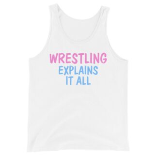Occupy Pro Wrestling, LLC "Wrestling Explains It All" Unisex Tank Top