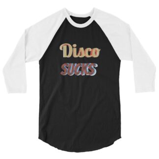 The Bruisers "Disco Sucks" 3/4 sleeve raglan shirt