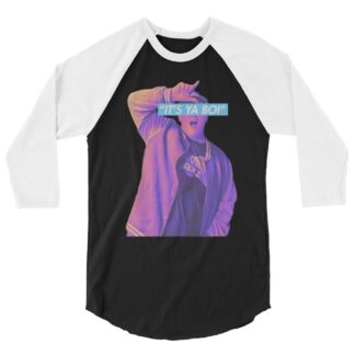 Gen Z "Supreme" 3/4 sleeve raglan shirt