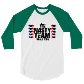 Nasty Leroy "The Nasty Team World Tour" 3/4 sleeve raglan shirt