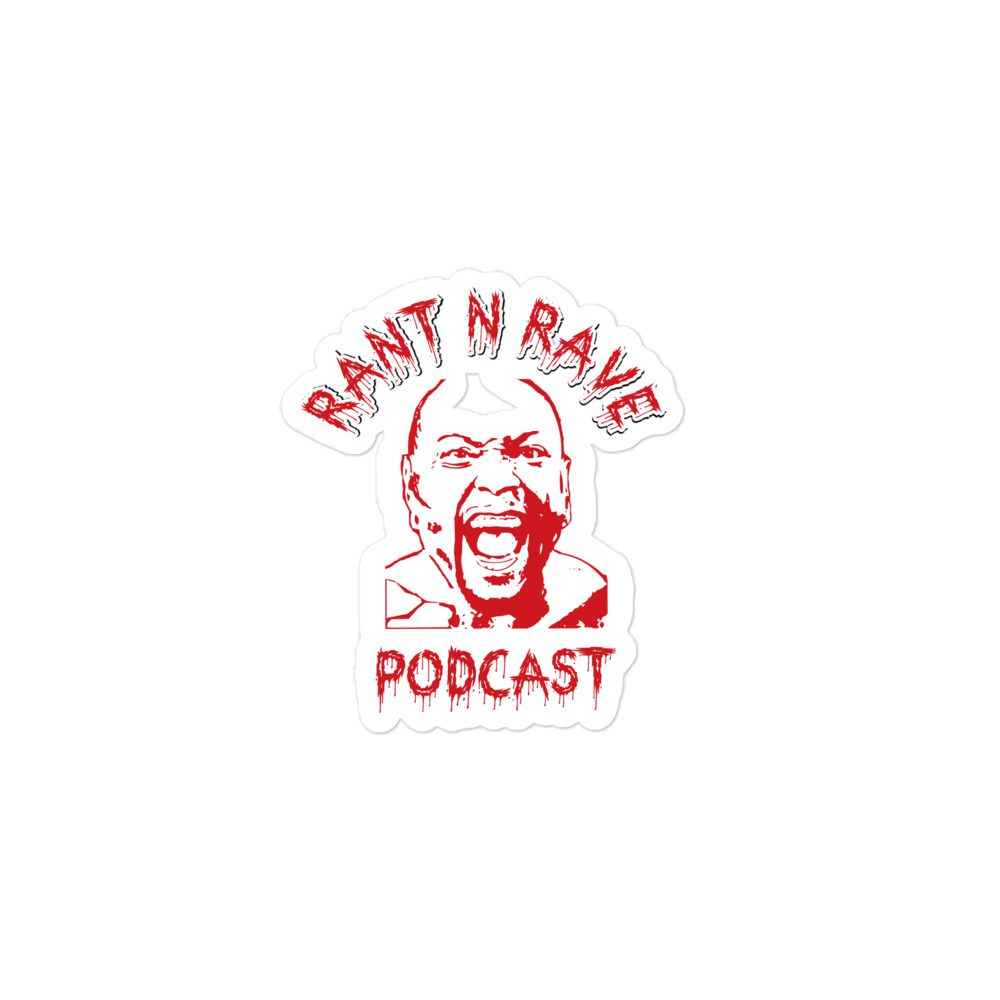 Rant N Rave Podcast "RNR Logo V6" Bubble-free stickers