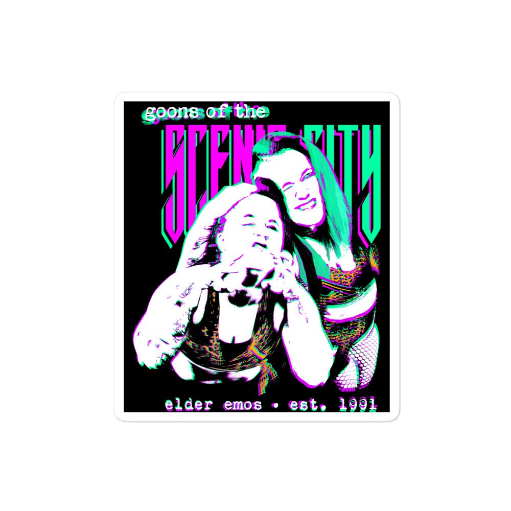 Lizzy Blair "Elder Emo Goons" Bubble-free stickers