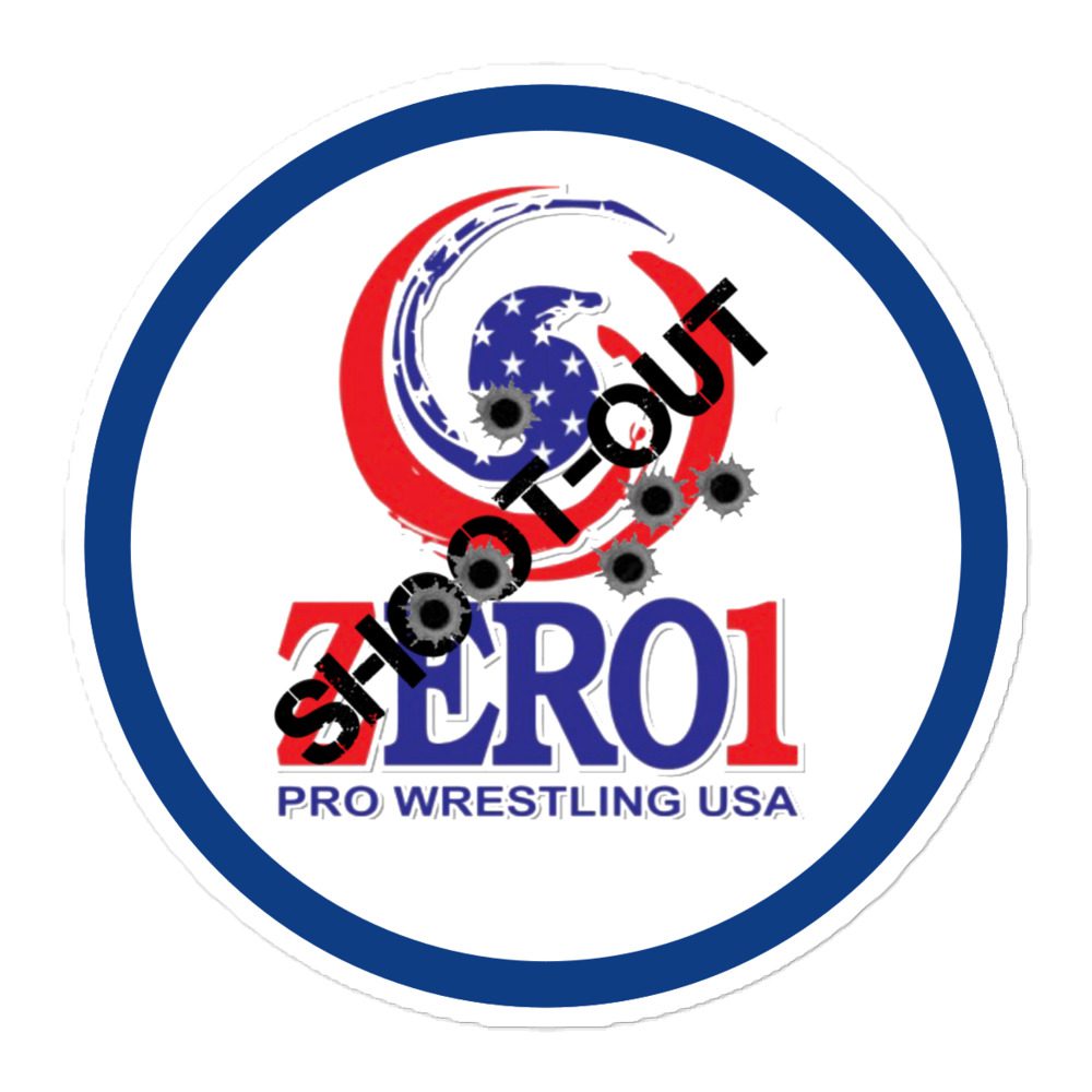 JTR Podcast Network “Zero1 Shootout Logo” Bubble-free stickers