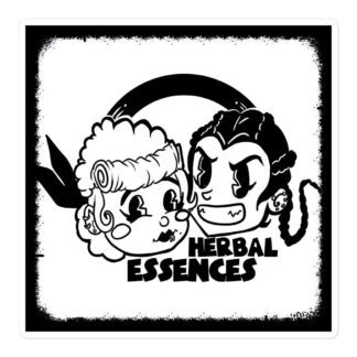 Harleen Lopez "Herbal Essences Tag Team Logo" Bubble-free stickers
