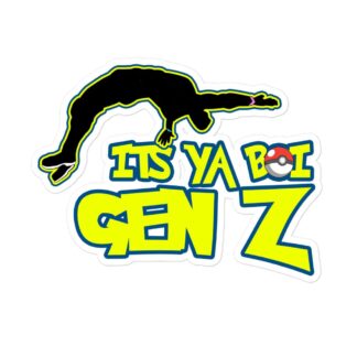 Gen Z "Who’s that Pokémon?" Bubble-free stickers