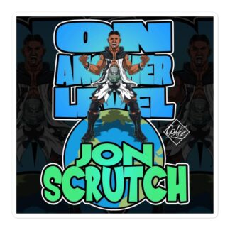 Jon Scrutch "On Another Level" Bubble-free stickers