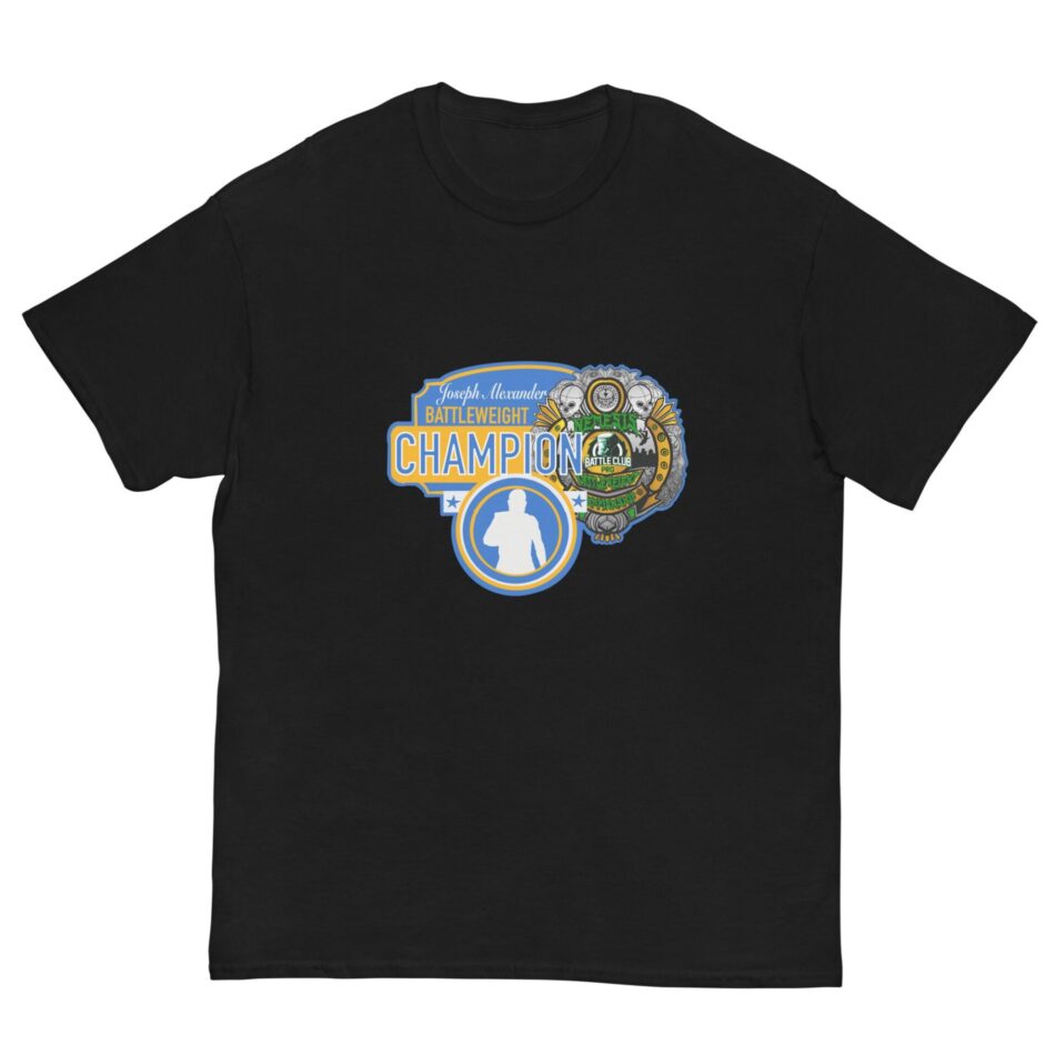 Joseph Alexander "Battleweight Champion" Short Sleeve Unisex t-shirt