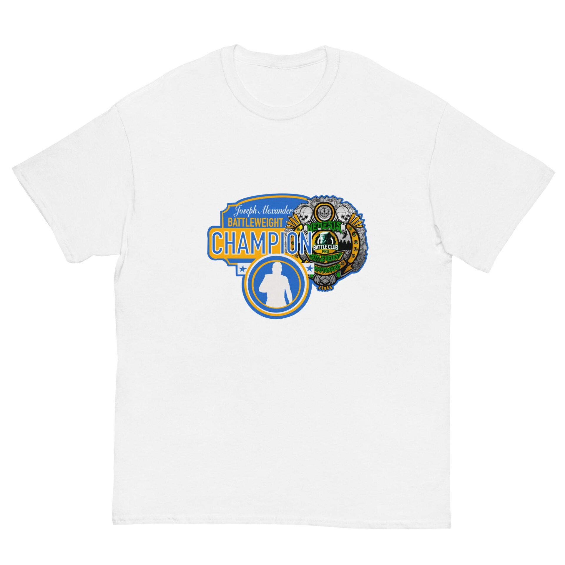 Joseph Alexander "Battleweight Champion" Short Sleeve Unisex t-shirt