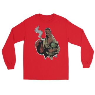 Shaq Jordan "Wrasslin' Hellboy!" Unisex Long Sleeve Shirt