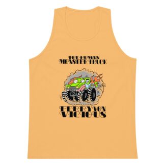 Perry Von Vicious "Human Monster Truck RAT FINK by JRockDraws" Unisex Tank Top