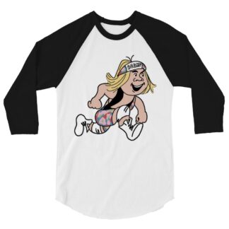 Beans "Big Bean Machine" 3/4 sleeve raglan shirt