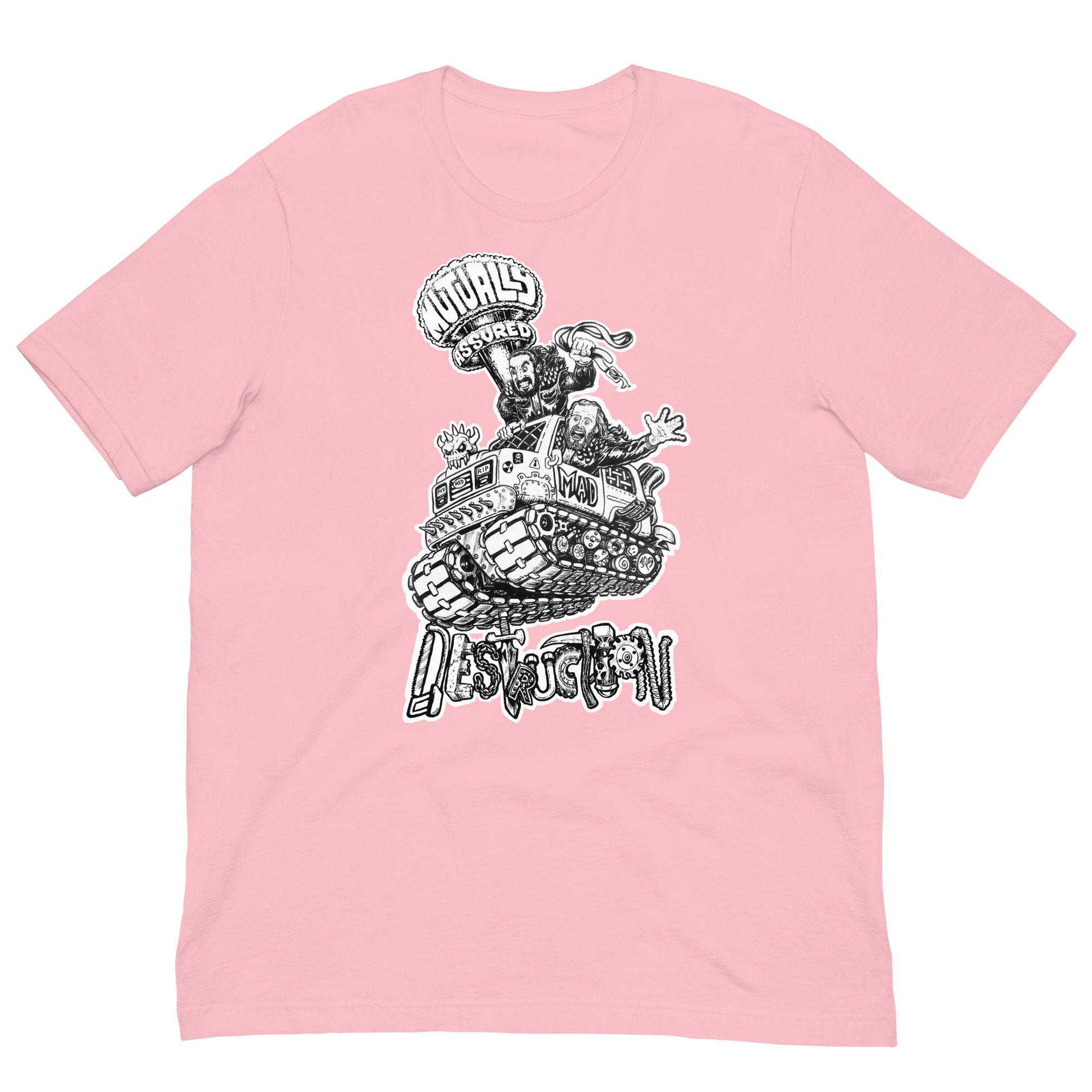 Perry Von Vicious "Human Monster Truck RAT FINK by JRockDraws" Short Sleeve Unisex t-shirt