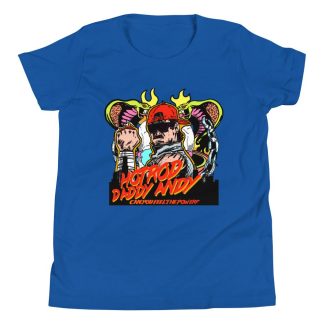 HOT ROD DADDY ANDY "DOUBLE KOBRA FIRE FIST STYLE" Youth Short Sleeve T-Shirt