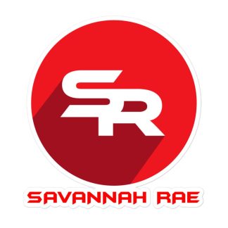 Savannah Rae "Savannah Rae Logo" Bubble-free stickers