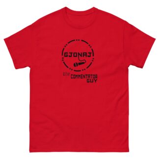 Joshua Gjonaj "The Commentator Guy" Short Sleeve Unisex t-shirt