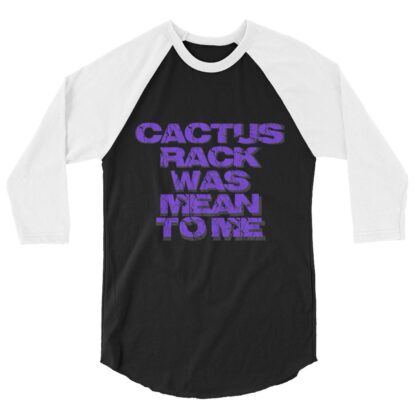 Cactus Rack "Cactus Rack Was Mean to Me" 3/4 sleeve raglan shirt