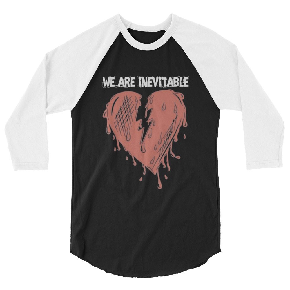 Tragedy Boiz "WE ARE INEVITABLE" 3/4 sleeve raglan shirt