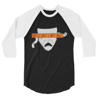Tragedy Boiz "Embrace Tragedy Mask" 3/4 sleeve raglan shirt