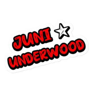 Juni Underwood "Lost Boy Juni" Bubble-free stickers