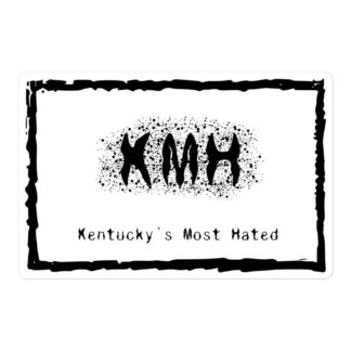 Wrestling With Maverick "KMH" Bubble-free stickers