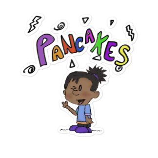Pancakes "It's a magical world" Bubble-free stickers