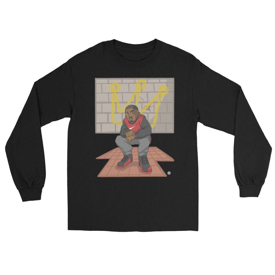Shaq Jordan "King of the Scene!" Unisex Long Sleeve Shirt