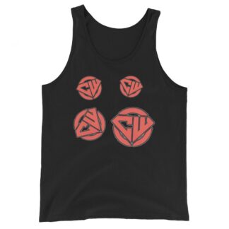 Cameron Wayne "CW Logo Red" Unisex Tank Top