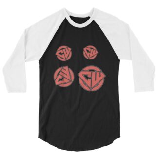 Cameron Wayne "CW Logo Red" 3/4 sleeve raglan shirt