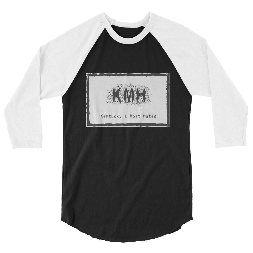 Wrestling With Maverick "KMH" 3/4 sleeve raglan shirt