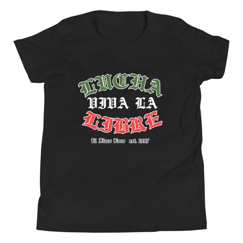 El Flaco Loco "Viva La Lucha Libre" Youth Short Sleeve T-Shirt
