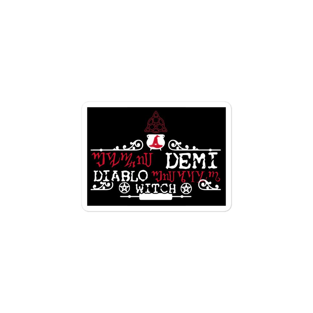Vampyre Diago Diablo "The Witch Brand" Bubble-free stickers