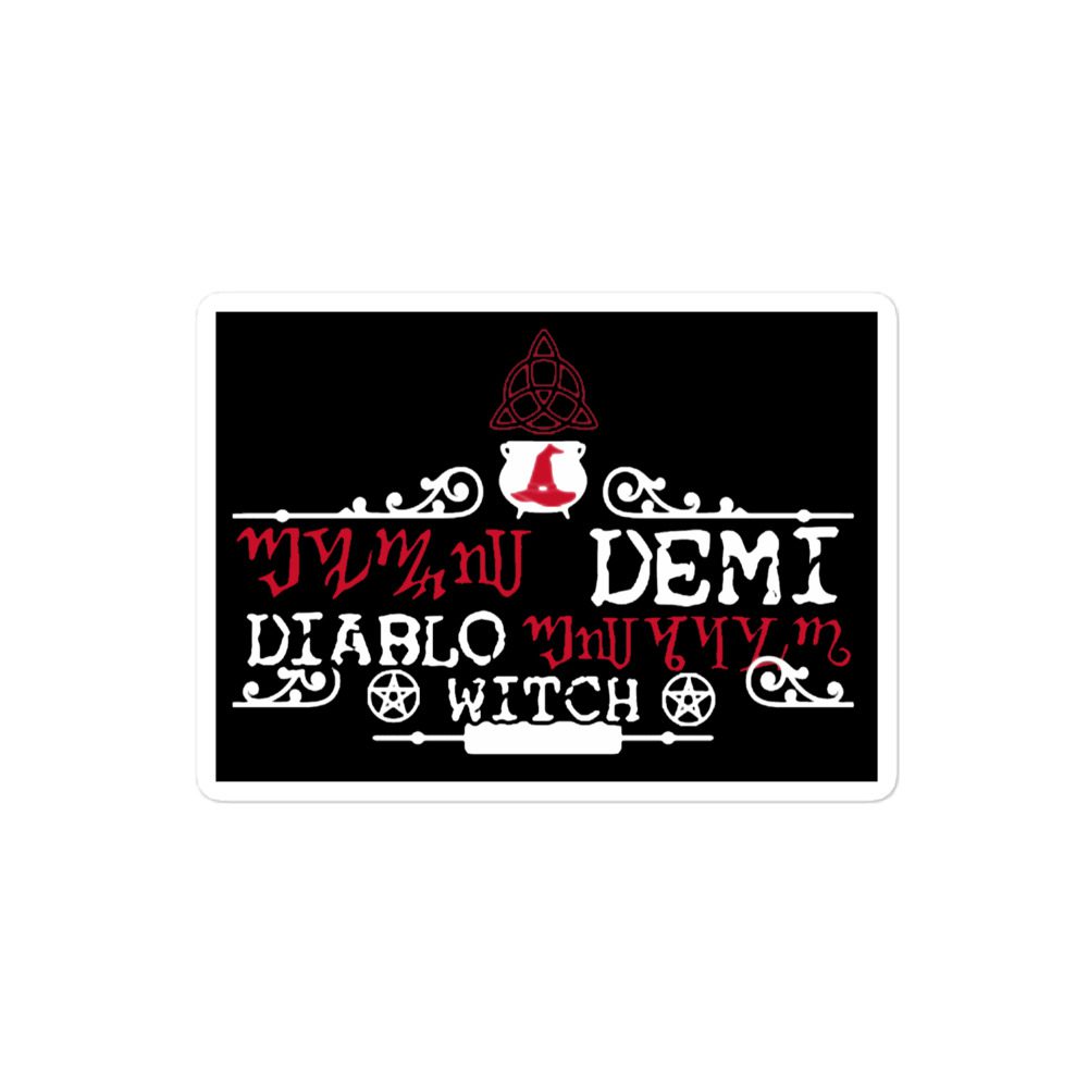 Vampyre Diago Diablo "The Witch Brand" Bubble-free stickers