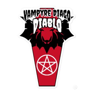 Vampyre Diago Diablo "Rated V for vampyre" Bubble-free stickers