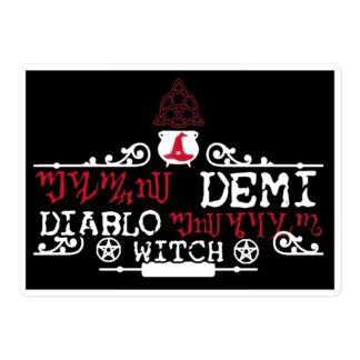 Vampyre Diago Diablo "The Witch Brand" Bubble-free stickers