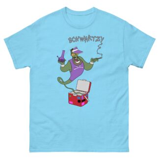 Schwartzy "Smokin' Genie" Short Sleeve Unisex t-shirt