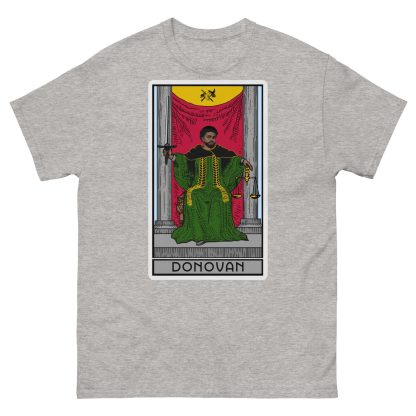 Sir Knight Merrik Donovan "Green Justice Tarot Card" Short Sleeve Unisex t-shirt