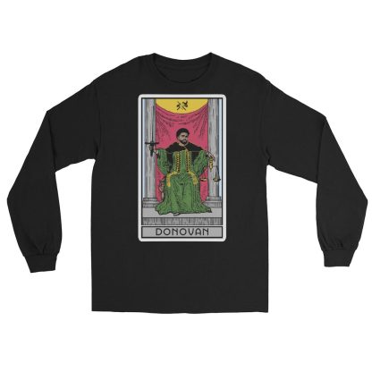 Sir Knight Merrik Donovan "Green Justice Tarot Card" Unisex Long Sleeve Shirt