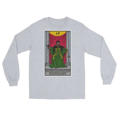 Sir Knight Merrik Donovan "Green Justice Tarot Card" Unisex Long Sleeve Shirt