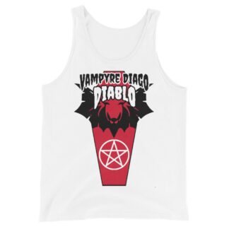 Vampyre Diago Diablo "Rated V for vampyre" Unisex Tank Top