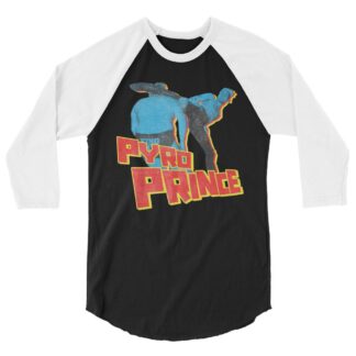 Juni Underwood "Pyro Prince" 3/4 sleeve raglan shirt