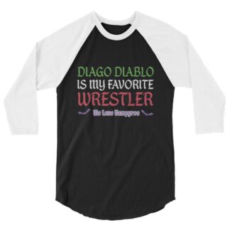 Vampyre Diago Diablo "Favorite Wrestler" 3/4 sleeve raglan shirt