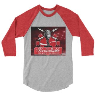 The Roundtable Pro Wrestling Podcast "Logo" 3/4 sleeve raglan shirt