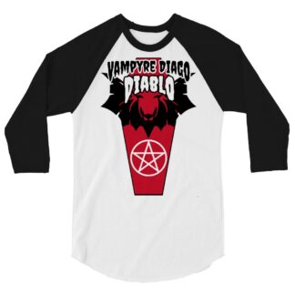 Vampyre Diago Diablo "Rated V for vampyre" 3/4 sleeve raglan shirt