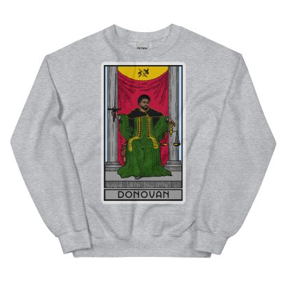 Sir Knight Merrik Donovan "Green Justice Tarot Card" Unisex Sweatshirt