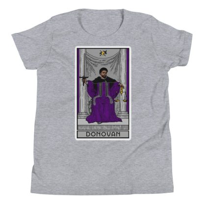 Sir Knight Merrik Donovan "Purple Justice Tarot Card" Youth Short Sleeve T-Shirt