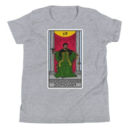 Sir Knight Merrik Donovan "Green Justice Tarot Card" Youth Short Sleeve T-Shirt