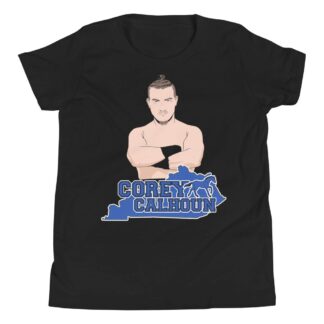 Corey Calhoun "Corey Calhoun Cartoon" Youth Short Sleeve T-Shirt