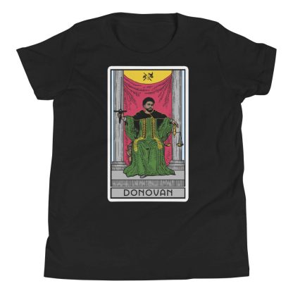 Sir Knight Merrik Donovan "Green Justice Tarot Card" Youth Short Sleeve T-Shirt
