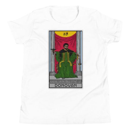 Sir Knight Merrik Donovan "Green Justice Tarot Card" Youth Short Sleeve T-Shirt