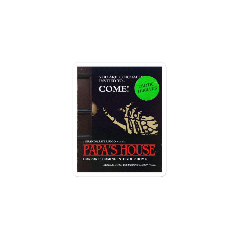 Papa Jacé "Papa's House" Bubble-free stickers
